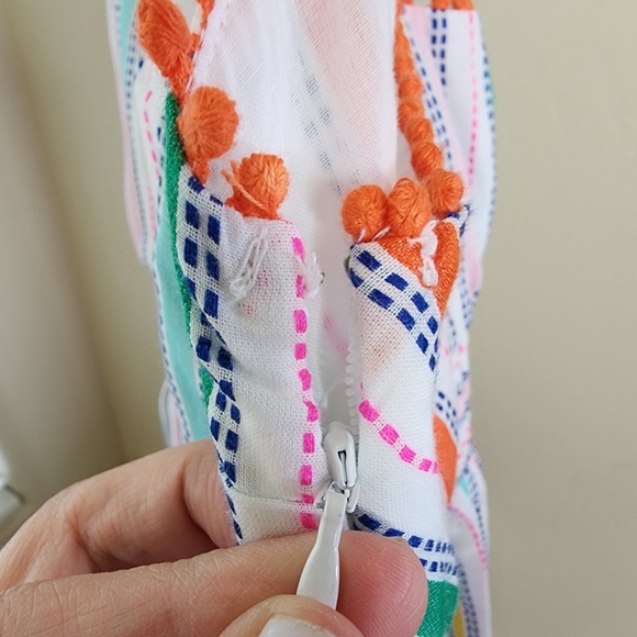 Boden Stripe Halterneck Midi Dress Sweetcorn and Green Pepper- 6 Petite- NWT! - Picture 9 of 9